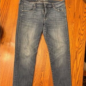 American Eagle Outfitters Blue Super Stretch Jeans